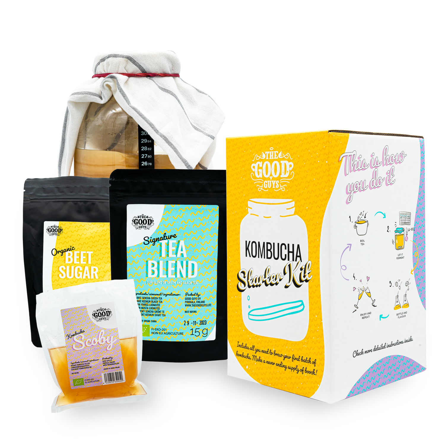 Kombucha Starter Kit, organic