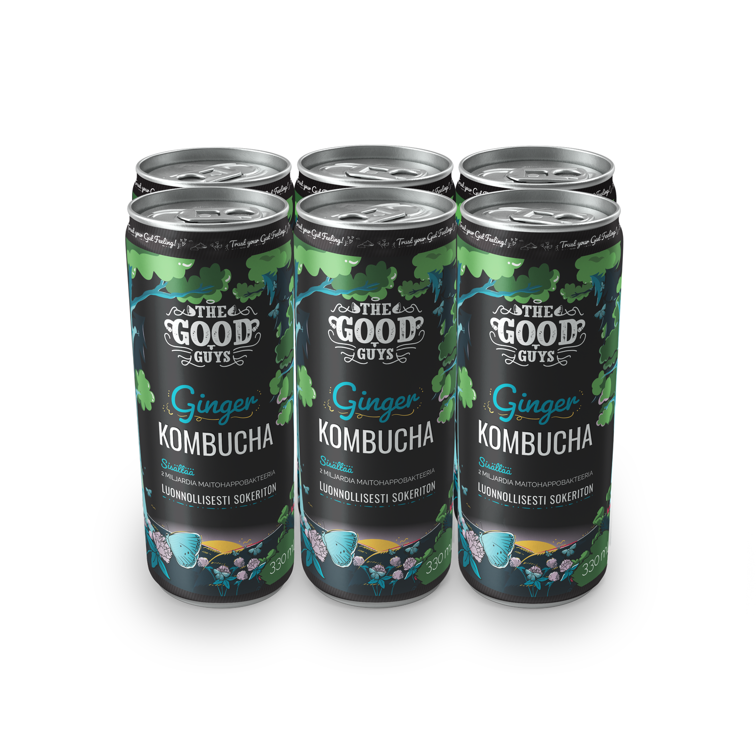 Inkivääri Kombucha sokeriton