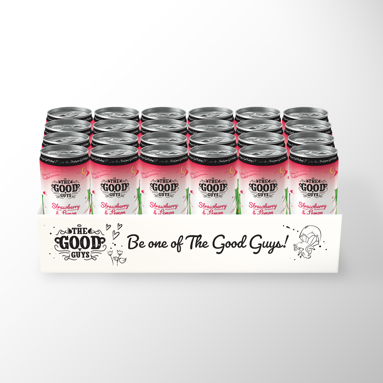 Strawberry & Lemon kombucha, luomu