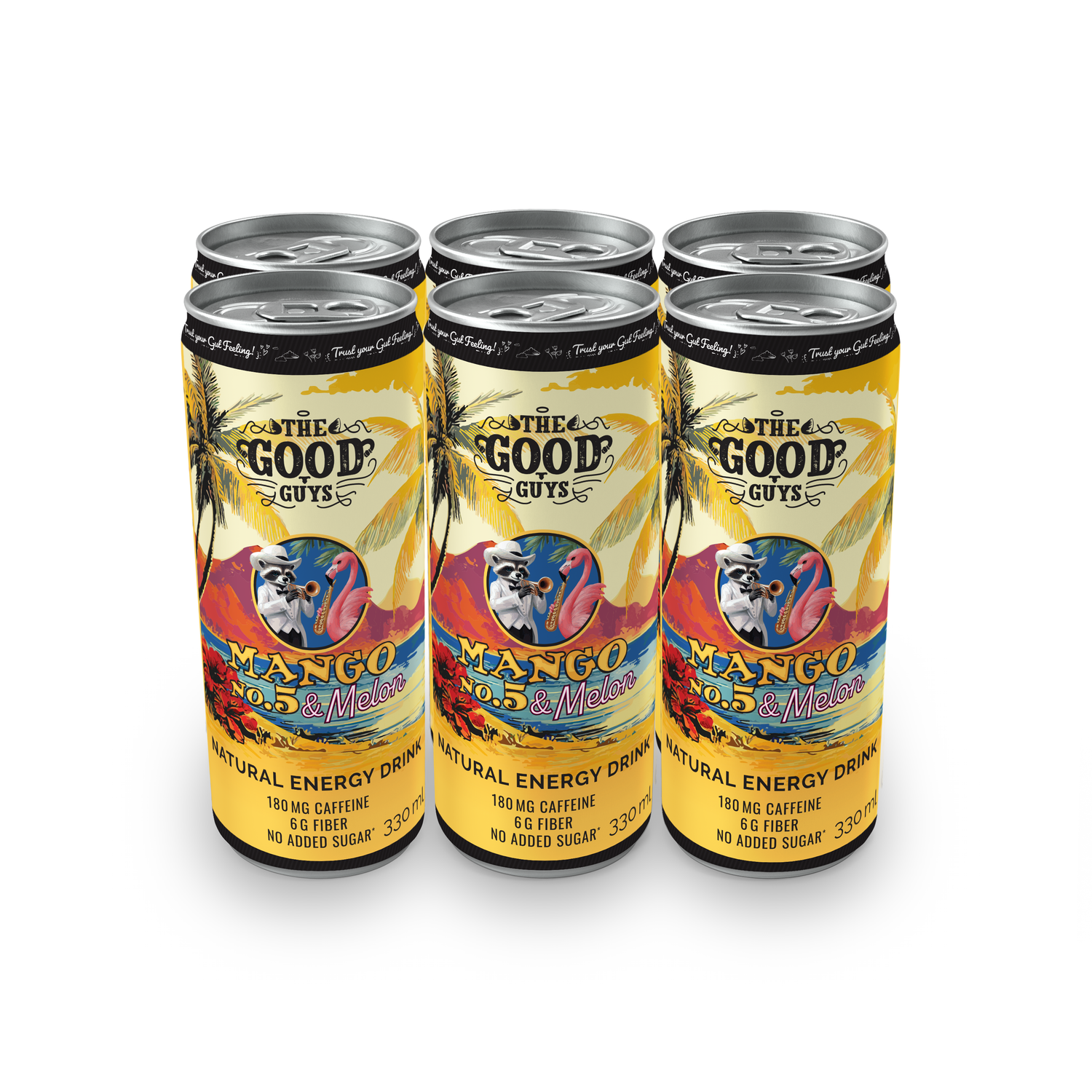 Mango no. 5 & Melon, Natural Energy Drink