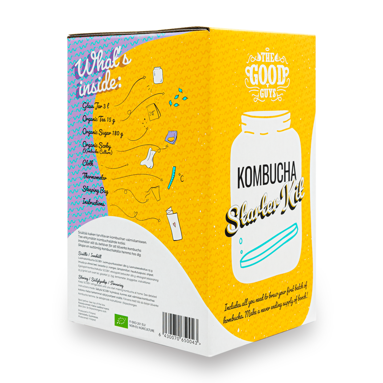 Kombucha Starter Kit, ekologisk