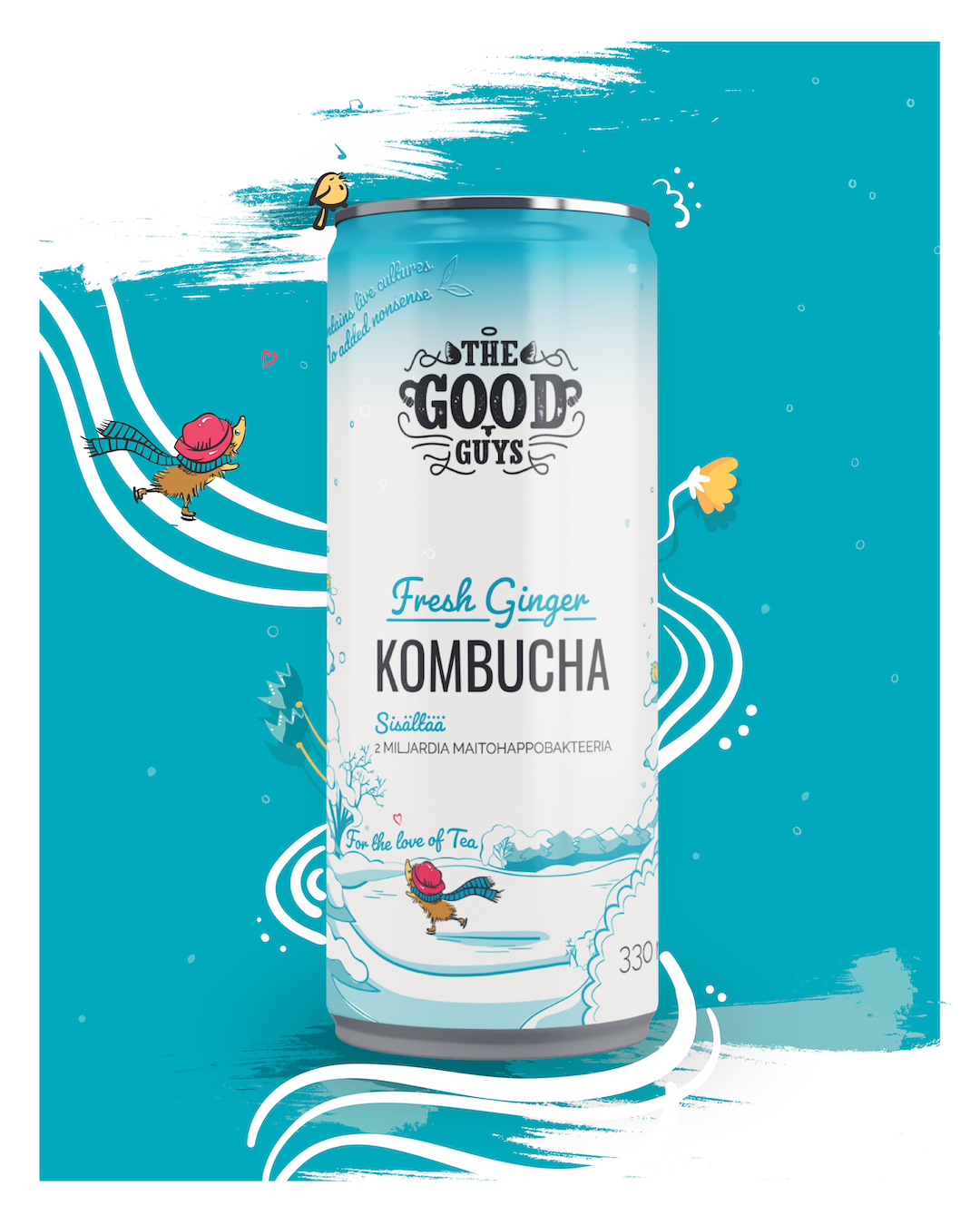 Fresh Ginger Kombucha, luomu