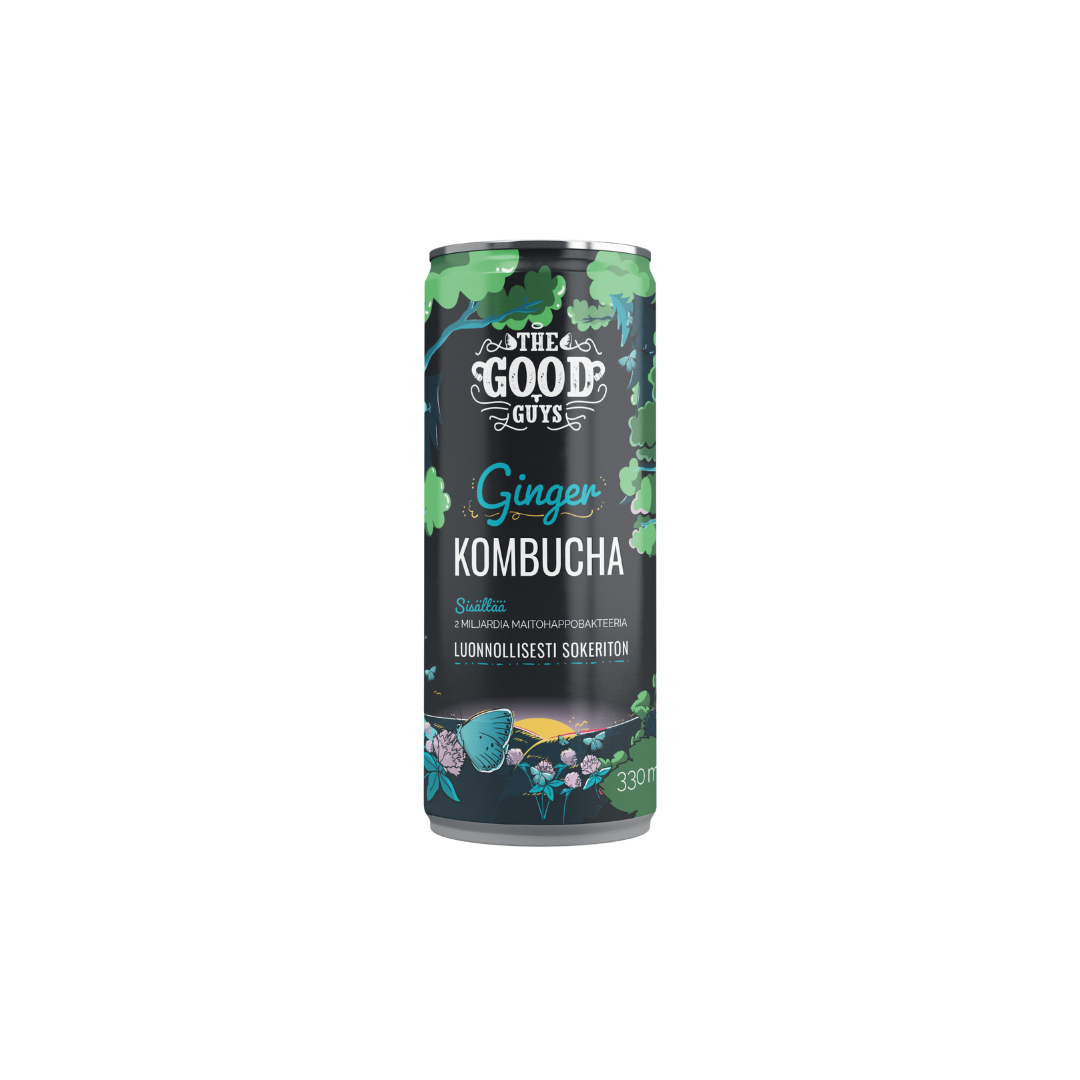 Inkivääri Kombucha sokeriton
