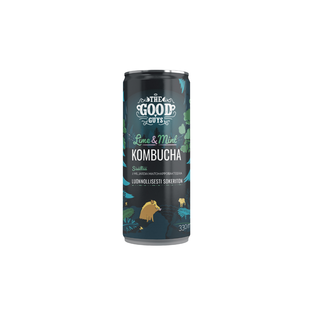 Lime Kombucha sokeriton