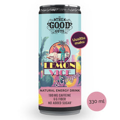 Lemon Vice & Ginger -energiajuoma, yksittäinen tölkki