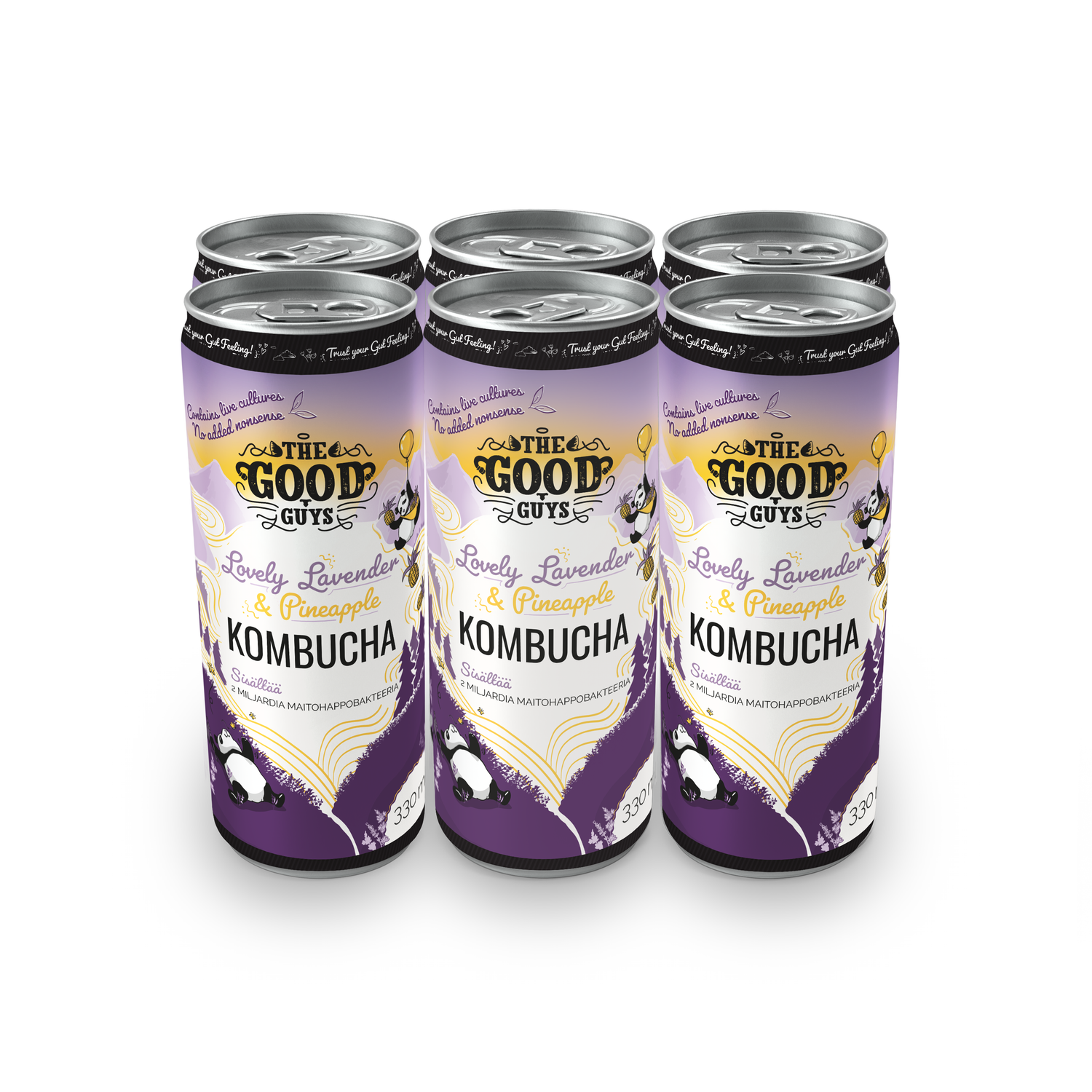 Lovely Lavender & Pineapple kombucha, luomu