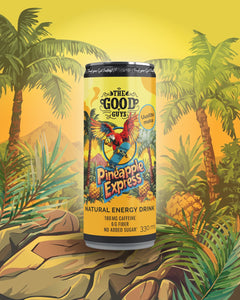 Pineapple Express -energiajuoma, graafinen kuvituskuva