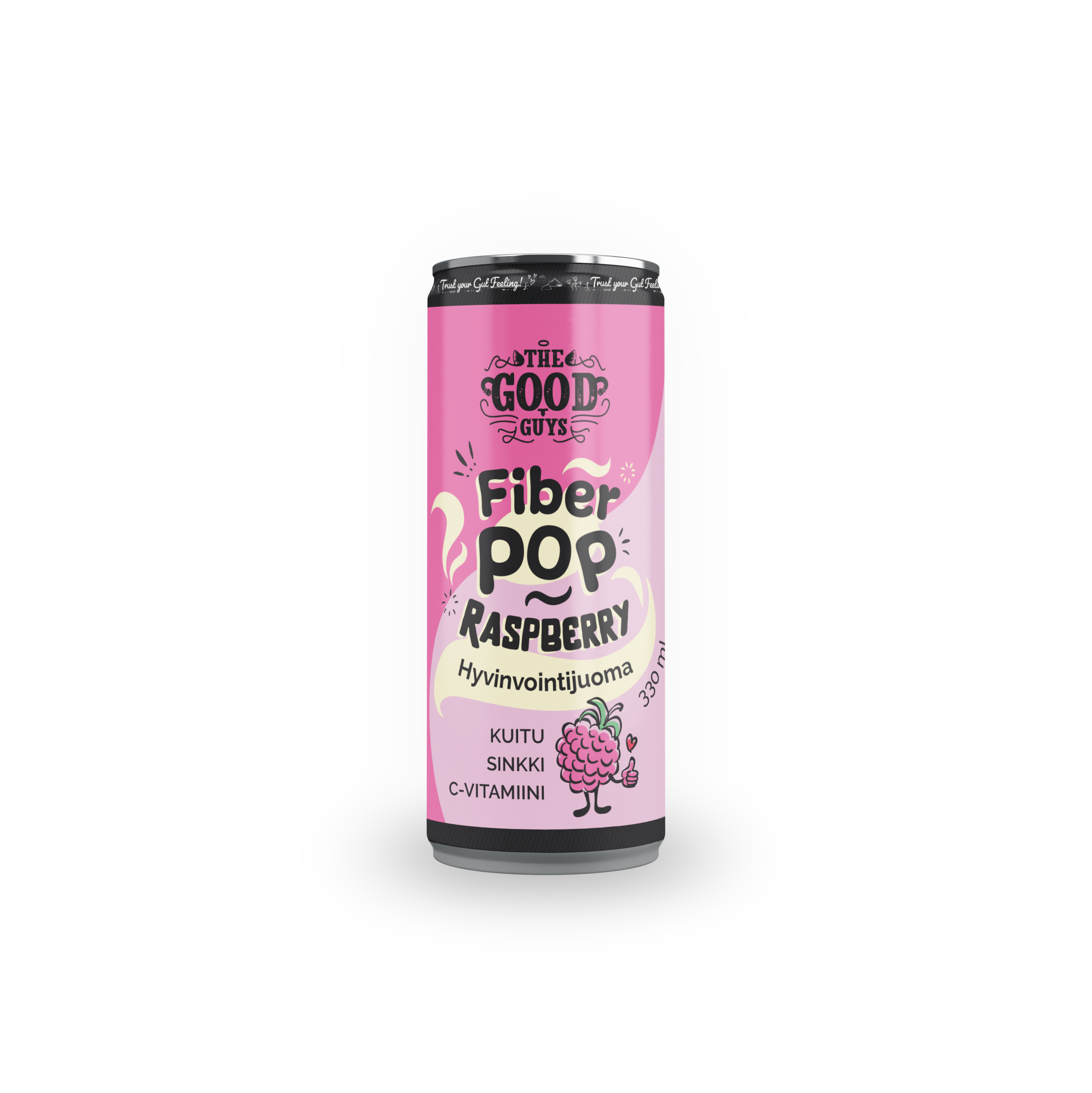 Raspberry Fiber Pop – Kuitujuoma | 6 g kuitua + C-vitamiini & sinkki ...