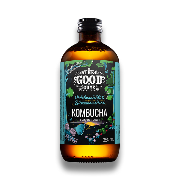 Hallonblad & Citronmelissa Kombucha 350ml