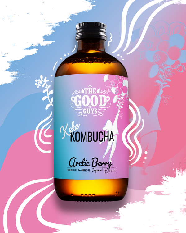 Arctic Berry ketokombucha, 10 x 350ml, Luomu
