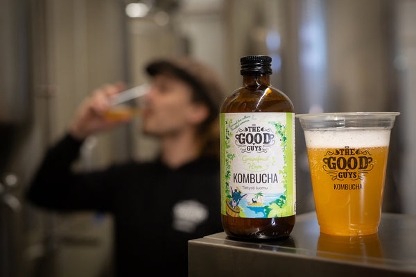 Grapefruit Hops Kombucha, 10 x 350ml, Luomu