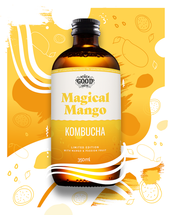 Magical Mango Kombucha, 10 x 350ml, Limited Edition